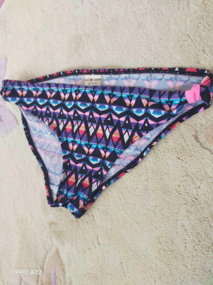 Çok Renkli Bohem Kadın Bikini Takımı - Görsel 5