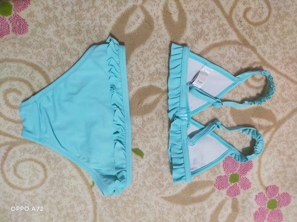 Penti 3 4 yaş Kız Çocuk Turkuaz İpli Bikini - Görsel 2