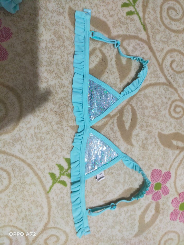 Penti 3 4 yaş Kız Çocuk Turkuaz İpli Bikini - Görsel 3