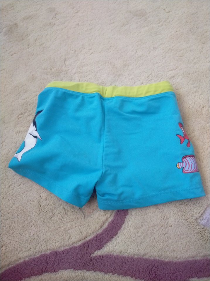 Renkli Baskılı Erkek Çocuk Mayo Şortu - Görsel 2