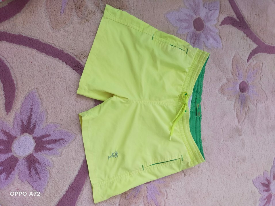 Neon Yeşil Deniz Şortu - Görsel 2