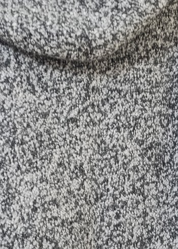 Gri Midi Yünlü Kadın Kaban - Görsel 3