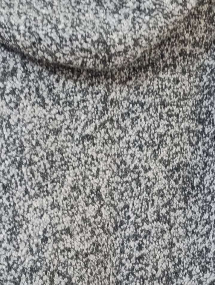 Gri Midi Yünlü Kadın Kaban - Görsel 3