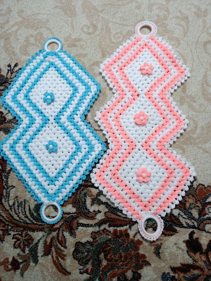 Renkli Örgü Banyo lifleri - Görsel 2