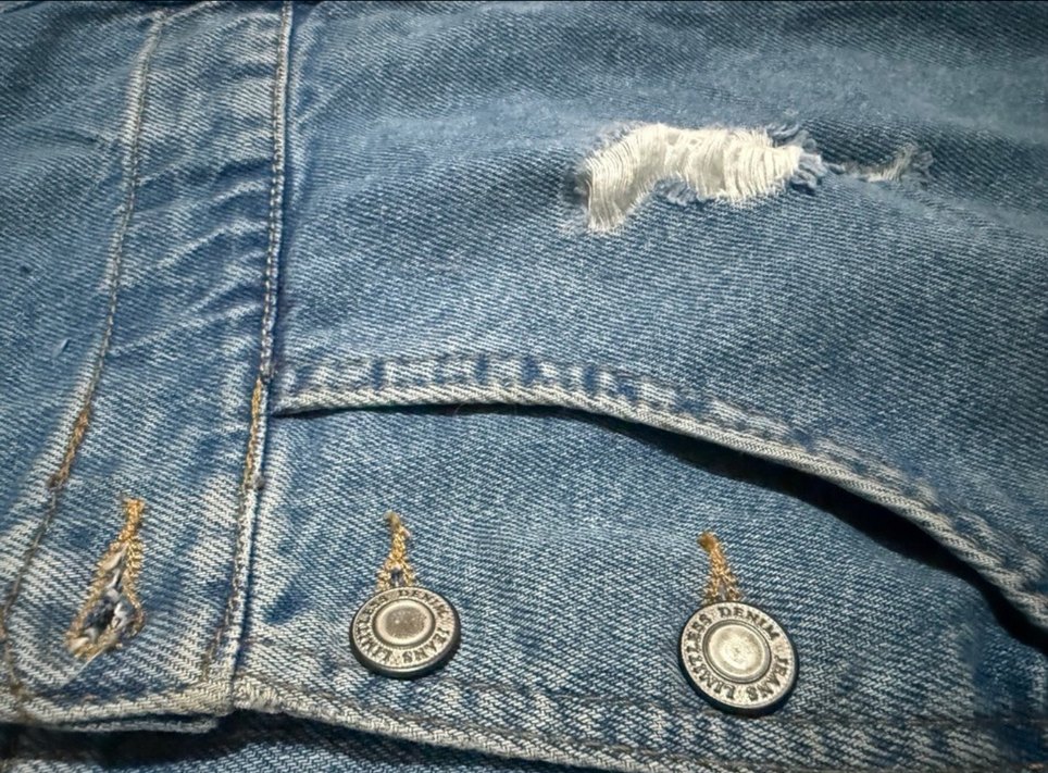 Kadın Kısa Denim Salopet - Görsel 3