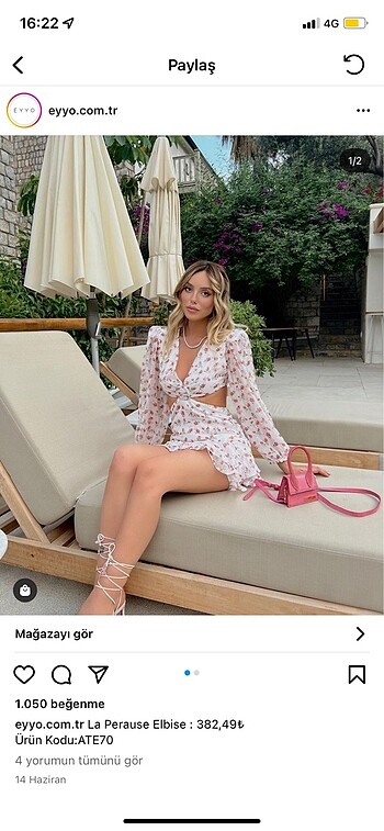 ZARA Çiçekli elbise