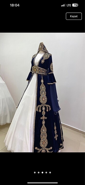Bindallı kaftan