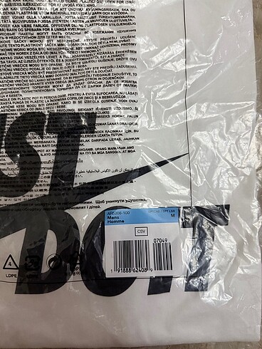 m Beden Nike just do it tshirt