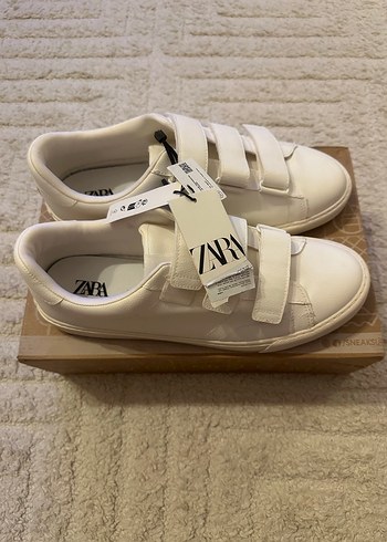 Zara Beyaz Erkek Günlük Spor Ayakkabı - Görsel 2