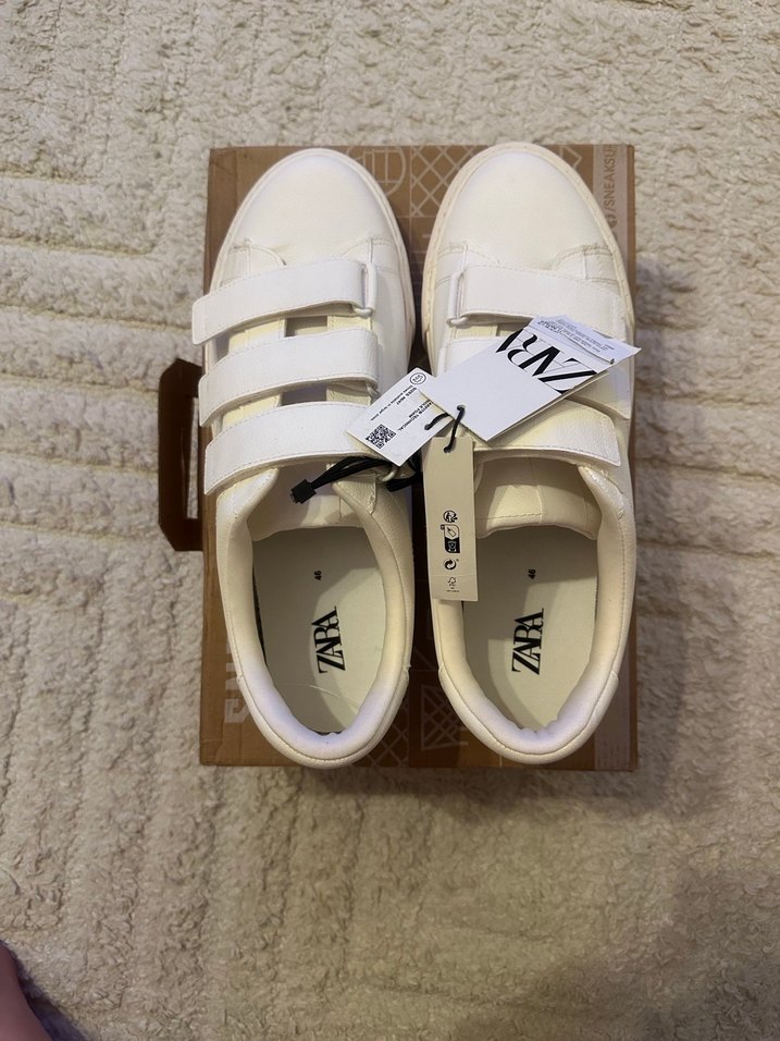 Zara Beyaz Erkek Günlük Spor Ayakkabı - Görsel 3