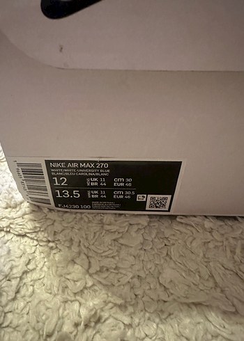 Nike Air 270 46 numara - Görsel 5