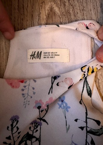 Kız Çocuk Nakışlı Fırfırlı Elbise - Görsel 6