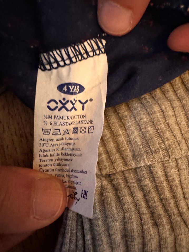 Gri Askılı Triko Kız Elbise - Görsel 4