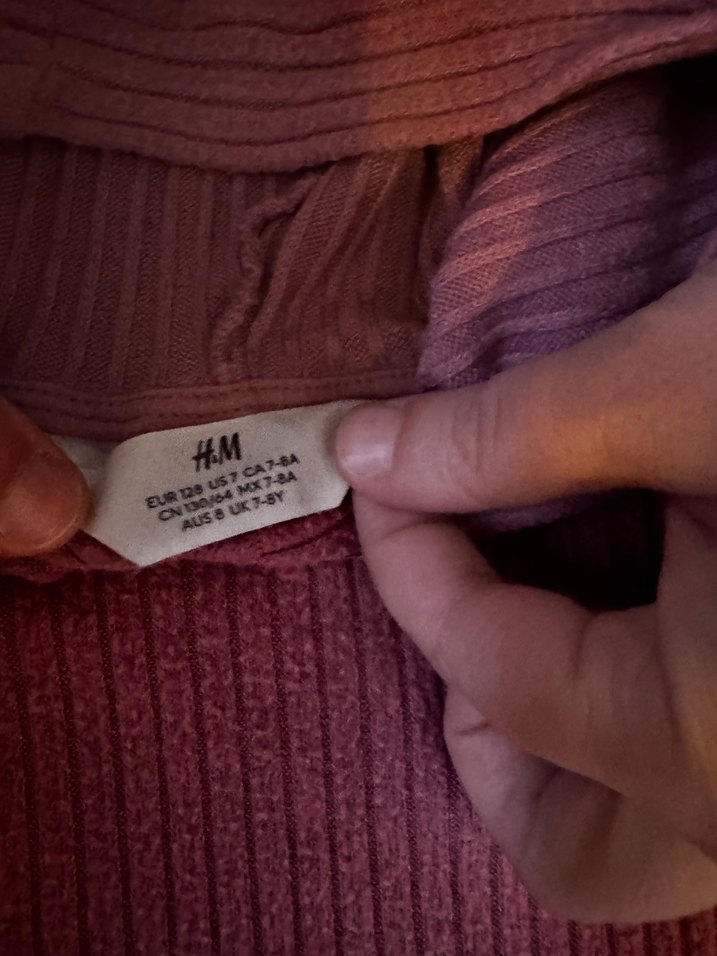 Bordo Kız Çocuk Triko Eşofman Takımı - Görsel 3