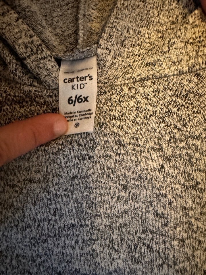 USPA Gri Erkek Çocuk Kapüşonlu Sweatshirt - Görsel 3