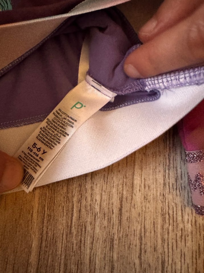 Kızlar için Çok Renkli Baskılı Tayt ve Atlet - Görsel 3