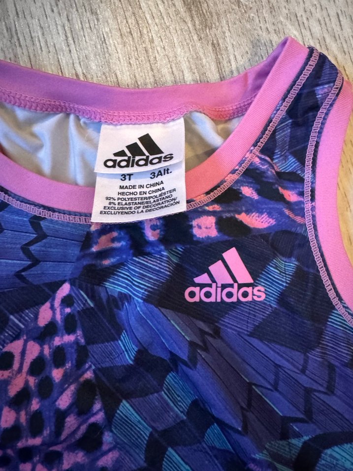 Kız çocuk Renkli Tie-Dye Mini Spor Elbise - Görsel 4