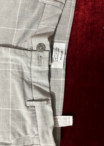 Bershka Gri erkek kumaş pantalon
