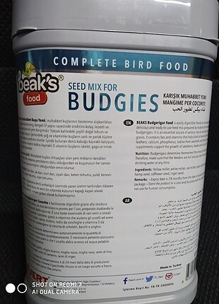  Beaks muhabbet kuşu yemi 750gr