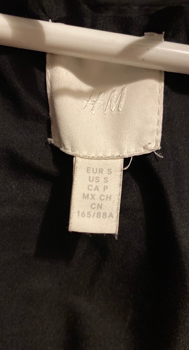 H&M marka Siyah Midi Kadın Kışlık Mont - Görsel 3