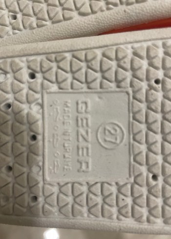 Renkli Baskılı Kız Terliği Tokalı - Görsel 2