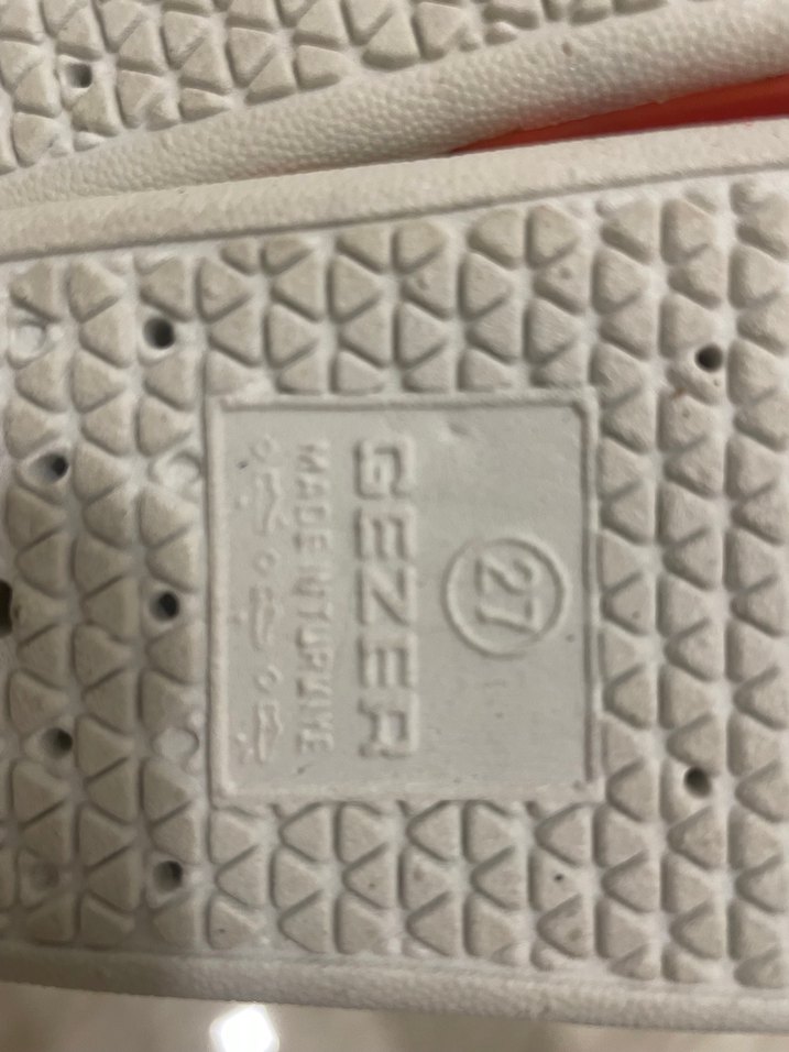 Renkli Baskılı Kız Terliği Tokalı - Görsel 2