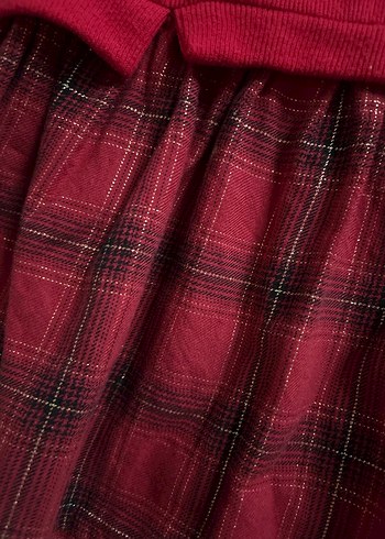 Kız Çocuk Kırmız Elbise - Görsel 5