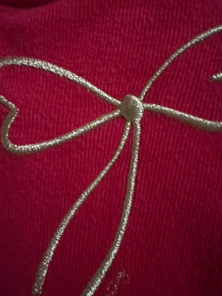 Kız Çocuk Kırmız Elbise - Görsel 4