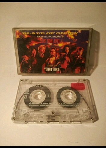  Kaset Bonjovi-Bon Jovi blaze of Glory albümü 