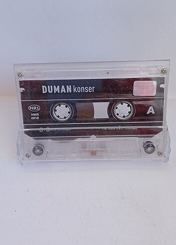 kaset Duman konser albümü. Dinlendi, sorunsuz. kartoneti yok