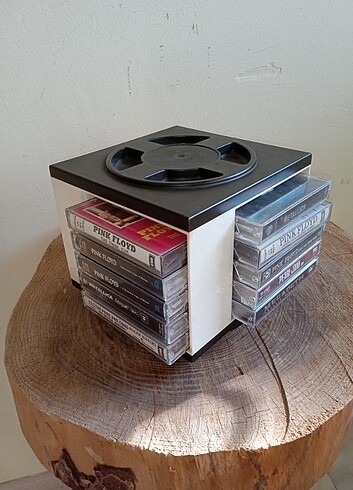 Vintage kasetlik / kaset kutusu. İyi durumda. Kaplı 20 adet, kap