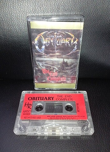 Kaset Obituary the end complete, Amerikalı death metal grubu Ob