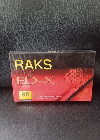 Raks ED-X 90 lık Boş Teyp Kaseti, Ambalajında Sıfır. 