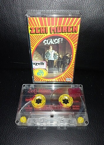 Kaset Zeki Müren sükse albümü.Uzelli 677