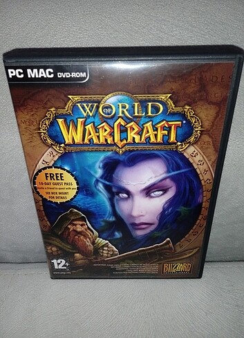 Pc Oyun World Of Warcraft. İlk Versiyon Büyük Kutu, tek cd li. K