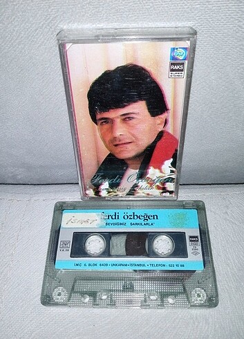 Kaset Ferdi Özbeğen sevdiğiniz şarkılarla. Dönem Kağıt baskı