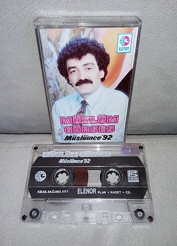 Kaset Müslüm Gürses Müslümce 92 albümü. orijinal temiz sorunsuz