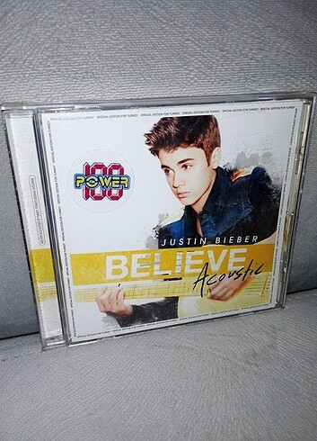 CD Justin Bieber Believe Acoustic. orijinal. dinlemeyi etkilemey