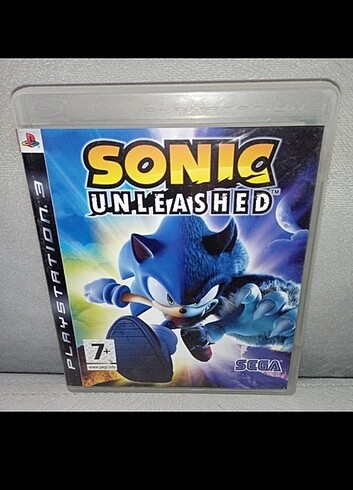 Ps3 Boş oyun kutusu Sonic unleashed. Cd ve kitapçık yok. Kutu or