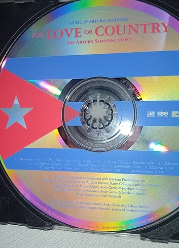 Diğer Cd For Love or Country The Arturo Sandoval Story Soundtrack. Ori