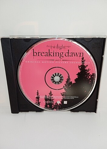 Cd Twilight breaking dawn part 1 soundtrack. Orijinal, Amerikan 
