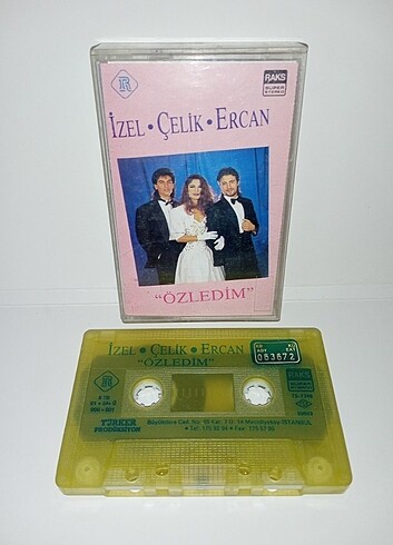 Kaset İzel Çelik Ercan özledim. 1991 Raks 