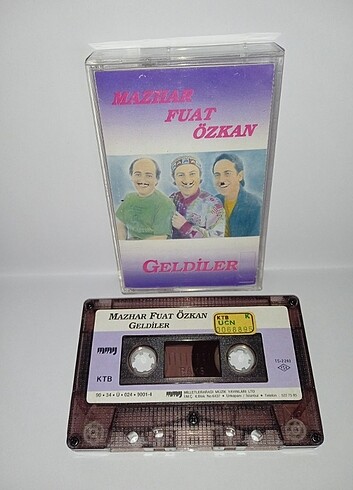 Kaset MFÖ, Mazhar Fuat Özkan, Geldiler Albümü. orijinal 1990 Kağ