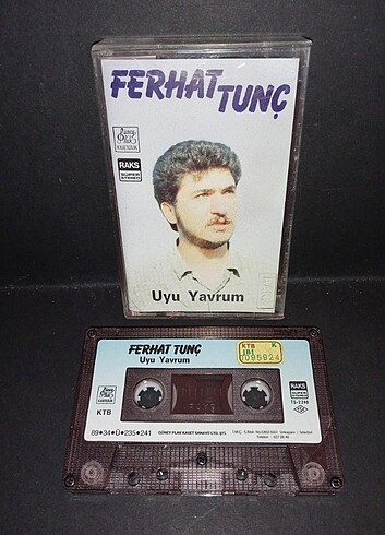 Kaset Ferhat Tunç uyu yavrum albümü. 1989 kağıt baskı.