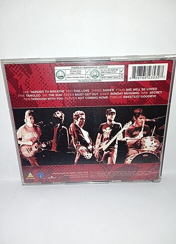 Beden Cd maroon 5 songs about jane. Orijinal Avrupa baskı. Dinlemeyi e