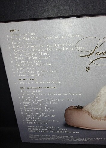Beden Renk Cd Barbra streisand love is the answer deluxe edition albüm. Ori
