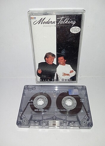 Kaset modern talking back for good albümü. 1998 baskı orijinal k