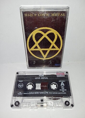 Kaset HIM Love Metal albümü. Orijinal koleksiyonluk sorunsuz