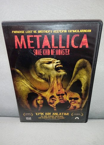 VCD Metallica Some Kind of Monster. Orijinal. 2 diskKoleksiyoluk