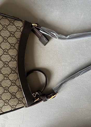  Beden Kahverengi Klasik Gucci Omuz Çantası